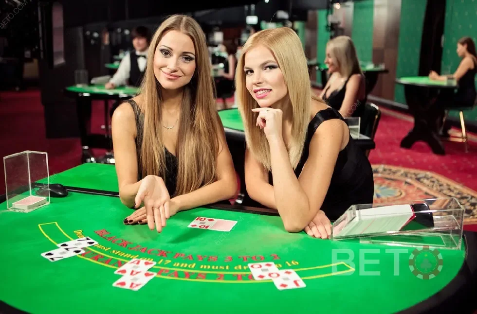 Antarmuka mobile untuk melihat meja kasino live